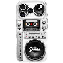 Retro Boombox Vibes For The Ultimate Music Lover Cassette Speaker Design - Personalized Clear Phone Case - HOB155_PHC