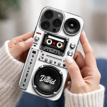 Retro Boombox Vibes For The Ultimate Music Lover Cassette Speaker Design - Personalized Clear Phone Case - HOB155_PHC