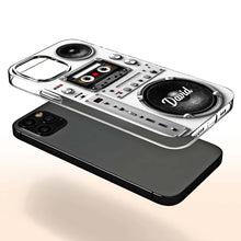 Retro Boombox Vibes For The Ultimate Music Lover Cassette Speaker Design - Personalized Clear Phone Case - HOB155_PHC