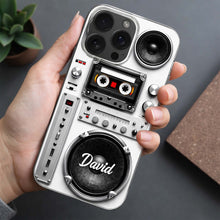 Retro Boombox Vibes For The Ultimate Music Lover Cassette Speaker Design - Personalized Clear Phone Case - HOB155_PHC