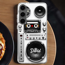 Retro Boombox Vibes For The Ultimate Music Lover Cassette Speaker Design - Personalized Clear Phone Case - HOB155_PHC