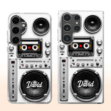 Retro Boombox Vibes For The Ultimate Music Lover Cassette Speaker Design - Personalized Clear Phone Case - HOB155_PHC