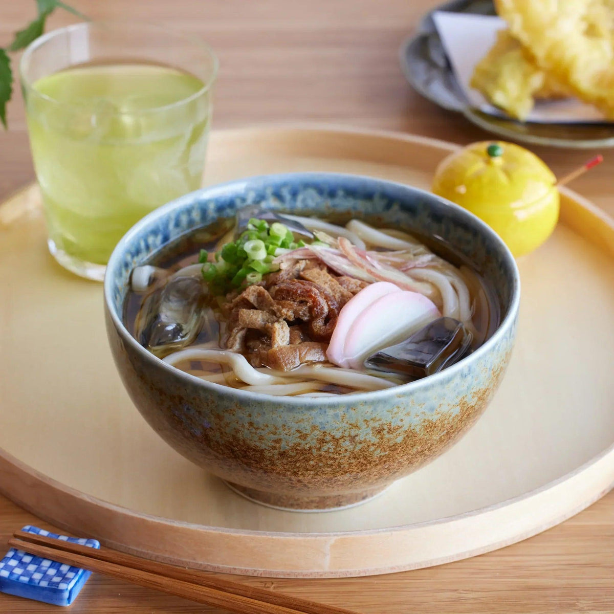 Indigo Ceramic Donburi Bowl