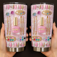 Stay Fabulous With A Touch Of Sparkle Nails And Manicure Tools - Personalized Custom Stainless Steel Tumbler 20oz 30oz - JBS130_TB