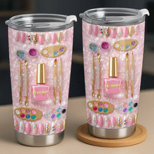 Stay Fabulous With A Touch Of Sparkle Nails And Manicure Tools - Personalized Custom Stainless Steel Tumbler 20oz 30oz - JBS130_TB