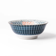 Blue Hokusai Wave Ramen Bowl