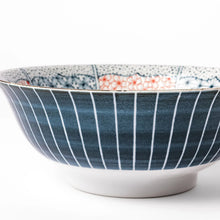 Blue Hokusai Wave Ramen Bowl