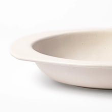 Easy Scoop Oval Ceramic Curry Plate