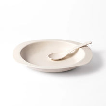 Easy Scoop Oval Ceramic Curry Plate