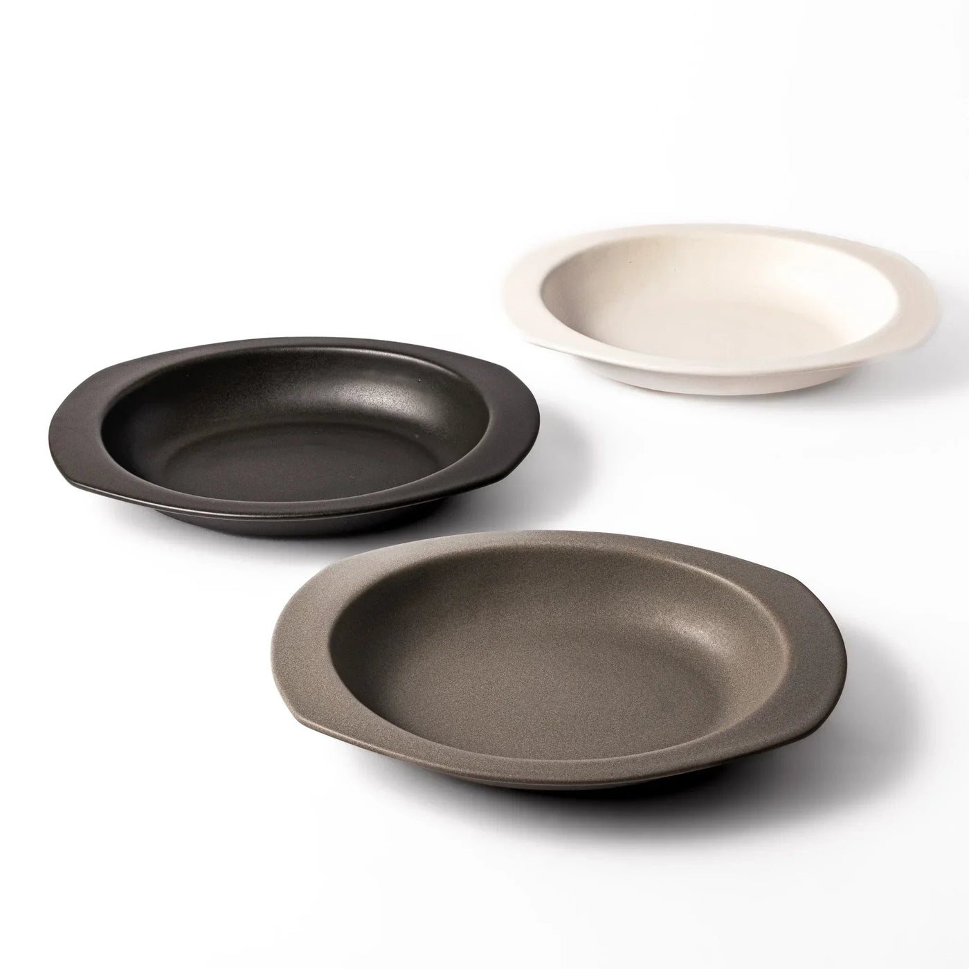 Easy Scoop Oval Ceramic Curry Plate