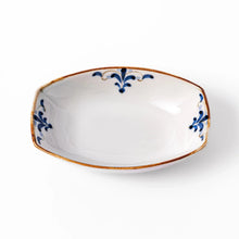 Floral Leaves Boat Dessert Bowl