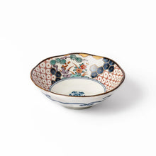 Golden Lattice and Blossom Dessert Bowl