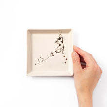 Hanging Cat Dessert Plate