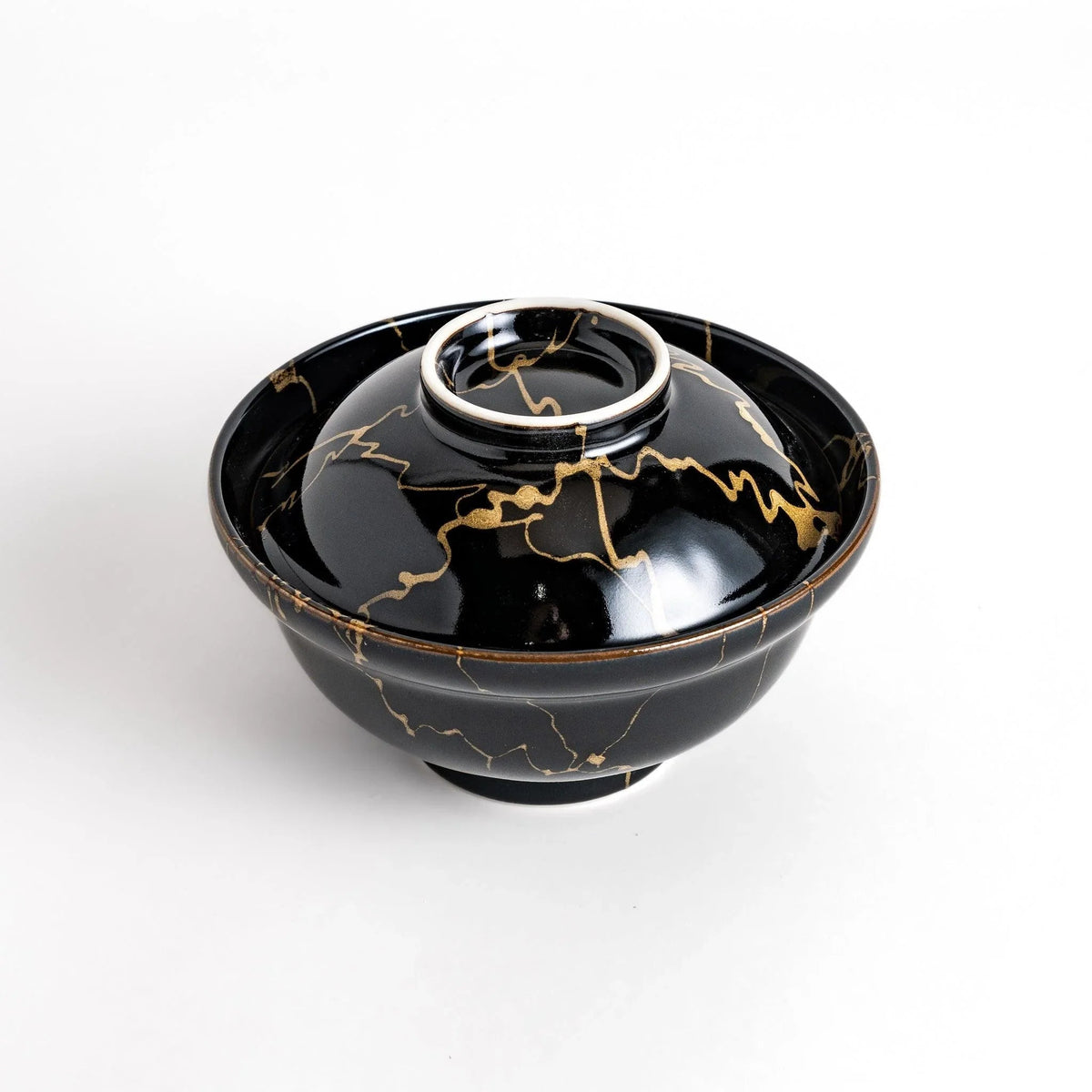 Nocturnal Glow Donburi Bowl with Lid