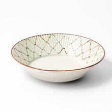 Rustic Diamond Weave Pasta Bowl