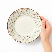 Rustic Diamond Weave Pasta Bowl