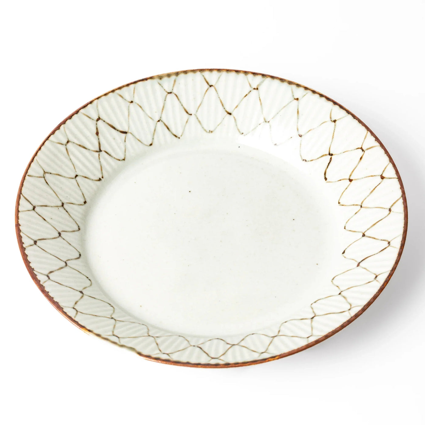 Rustic Diamond Weave Salad Plate