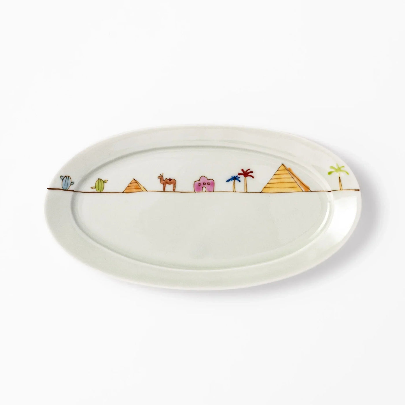 Storybook Egypt Salad Plate