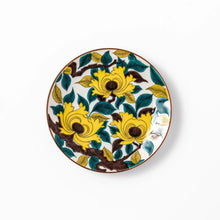 Yellow Peony Bloom Dessert Plate
