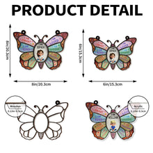 I Am Smart, I Am Kind, Positive Affirmations Butterfly - Personalized Custom Suncatcher - KID479_CSUN