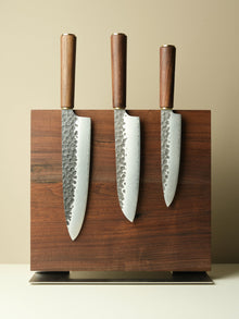 Walnut Knife Stand