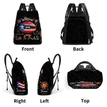 I'm Boricua. Pero No Te Pases - Personalized Custom Leather BackPack - LA011_BP