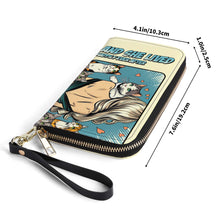 And She Lived Happily Ever After - Women Leather Wallet For Cat Lovers - LL04WL