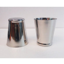 Mirror Kanchan Bogi Stainless Steel Glass Set - MIR0008 | Outer Mirror Finish | Set of 6 Pcs