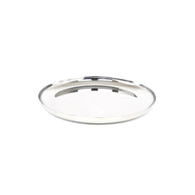 Mirror Grande Stainless Steel Plate | Silver | 1 Pc