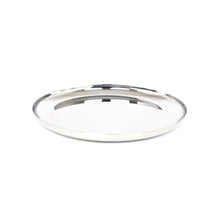 Mirror Grande Stainless Steel Plate | Silver | 1 Pc