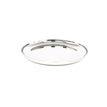 Mirror Grande Stainless Steel Plate | Silver | 1 Pc