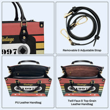Vintage Limited Edition - Personalized Custom Leather Handbag - MM08V