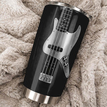 Bassist Nutrition Facts With Bass Guitar Graphic Personalized Custom Name - Personalized Custom Stainless Steel Tumbler 20oz 30oz - MUSIC010_TB