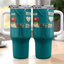 Celebrate Your Favorite Nurse With Nursing Tools - Personalized 40oz Tumbler With Straw - NUR035_TBS