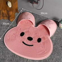 🐰 Silicone Bunny Foot Scrubber Mat Clean, Massage & Relax Your Feet Without Bending Down!
