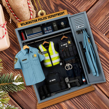 True Blue Police, Custom Police Ornament - Personalized Custom Wood Ornament, Custom Shaped - OFC018_WDO