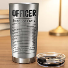 Celebrating Our Courageous Officers, Police Badge, Handcuffs, Gun - Personalized Custom Stainless Steel Tumbler 20oz 30oz - OFC037_TB