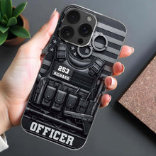 For Officers, Tactical Gear Design - Personalized Clear Phone Case - OFC040_PHC