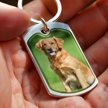 The Moment Your Heart Stopped Mine Changed Forever, Dog - Personalized Custom Keychain - PME024_KCH