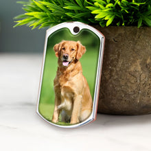 The Moment Your Heart Stopped Mine Changed Forever, Dog - Personalized Custom Keychain - PME024_KCH