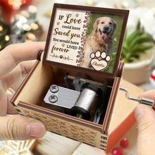 If Love Could Have Saved You, You Would Have Lived Forever, Paw Prints and Heartbeat - Custom Music Box With "You Are My Sunshine" Tune - PME026_MZB