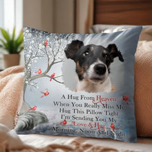 A Hug From Heaven, Pillow With Dog And Birds - Personalized Custom Pillow, Insert Included - PME154_PLW