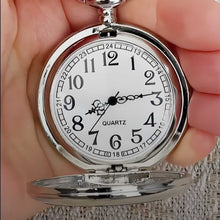 To My Son, Now And Forever, Stars - Personalized Silver Plated Pocket Watch - SON014_SWATCH