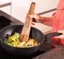 Teak Angled Spatula - Set of 2