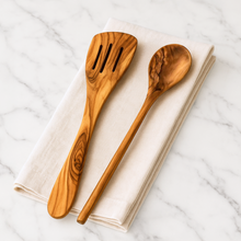 The Olive Wood Counter Set
