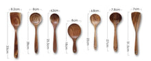 7 Piece Teak Utensil Set + Caddy Bundle