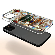 Classroom Inspired Teacher Book and Apple Design - Personalized Clear Phone Case - TEACH070_PHC