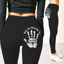 This Beauty Belongs To, Handprint Design - Personalized Women Leggings - WIF044_WLEG