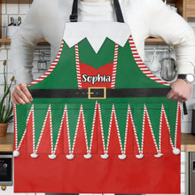 Spread The Holiday Joy, Personalized Elf Costume With Belt - Personalized Apron - XMAS235_AAP