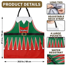 Spread The Holiday Joy, Personalized Elf Costume With Belt - Personalized Apron - XMAS235_AAP